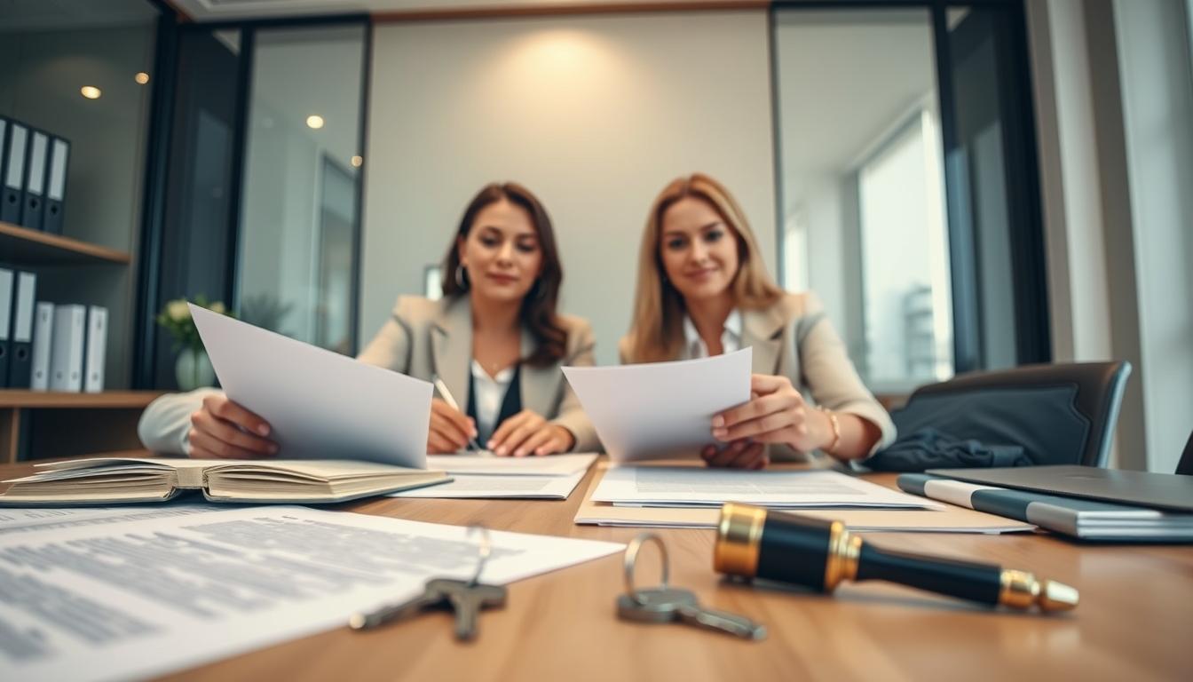 Business agreement signing